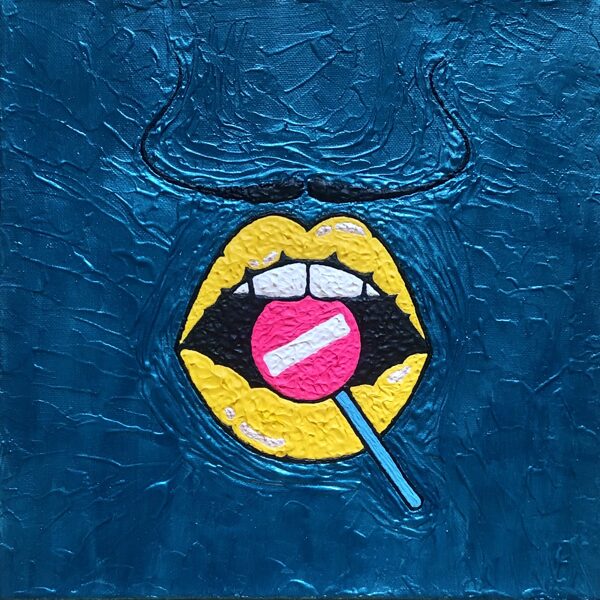 IN BETWEEN | Acrylic, mixed medium on canvas | 30cm x 30cm | 2023