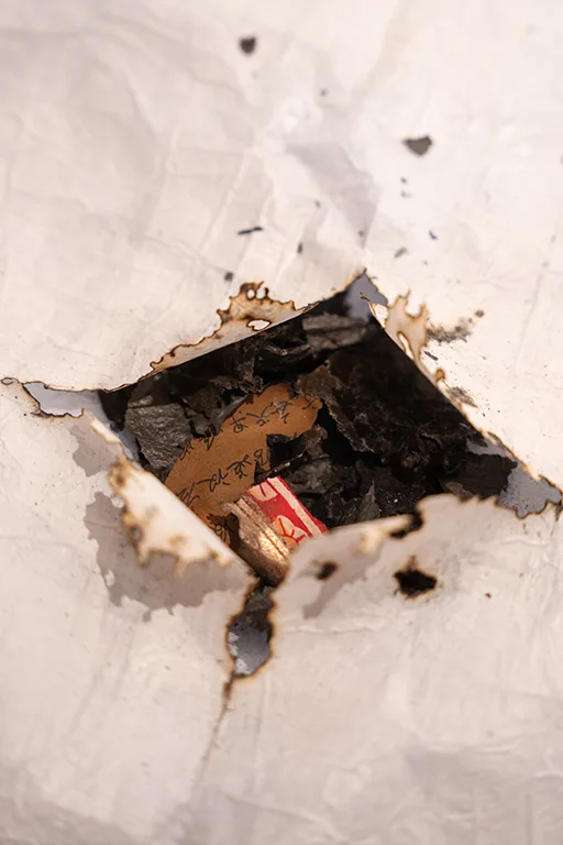 Echoes of the Invisible.| Paper|39x39x4cm|2026