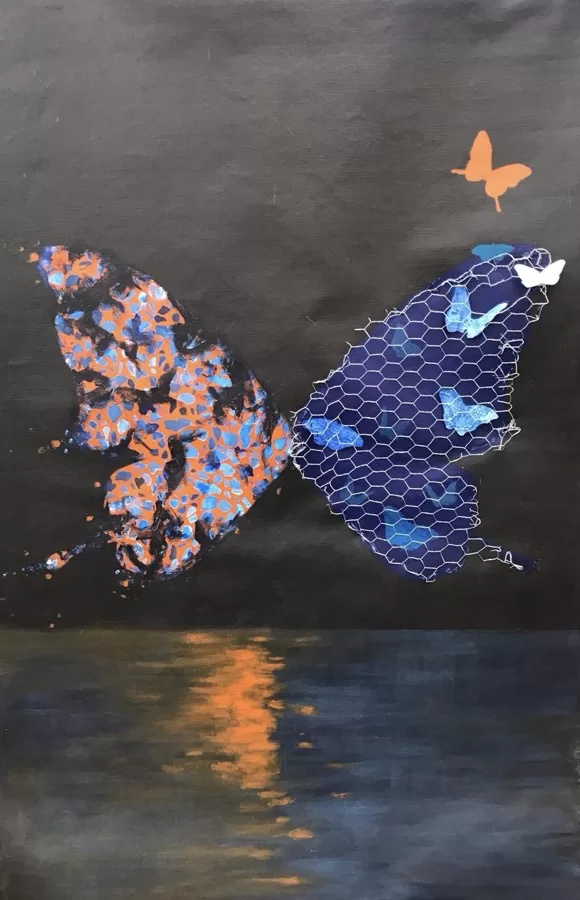 Freedom | Acrylic on canvas | 90cm x 60cm | 2018